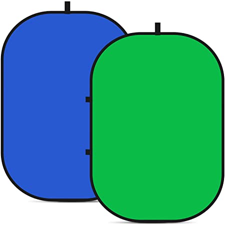 FOND CHROMAKEY 152x213CM VERT BLEU FLEXDROP