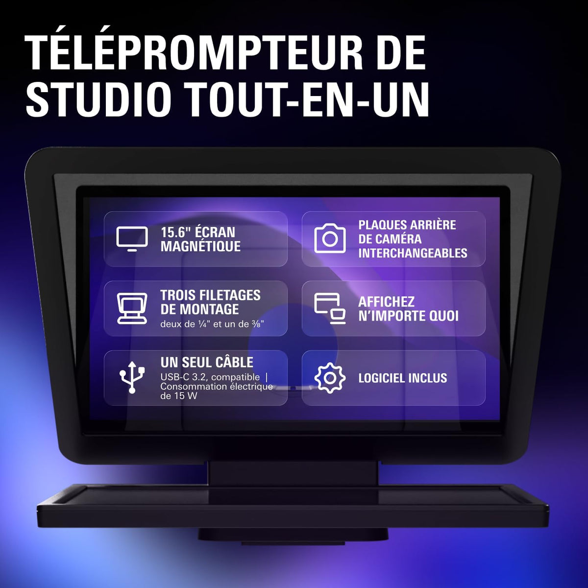 Location Prompteur Elgato XL 15.6"